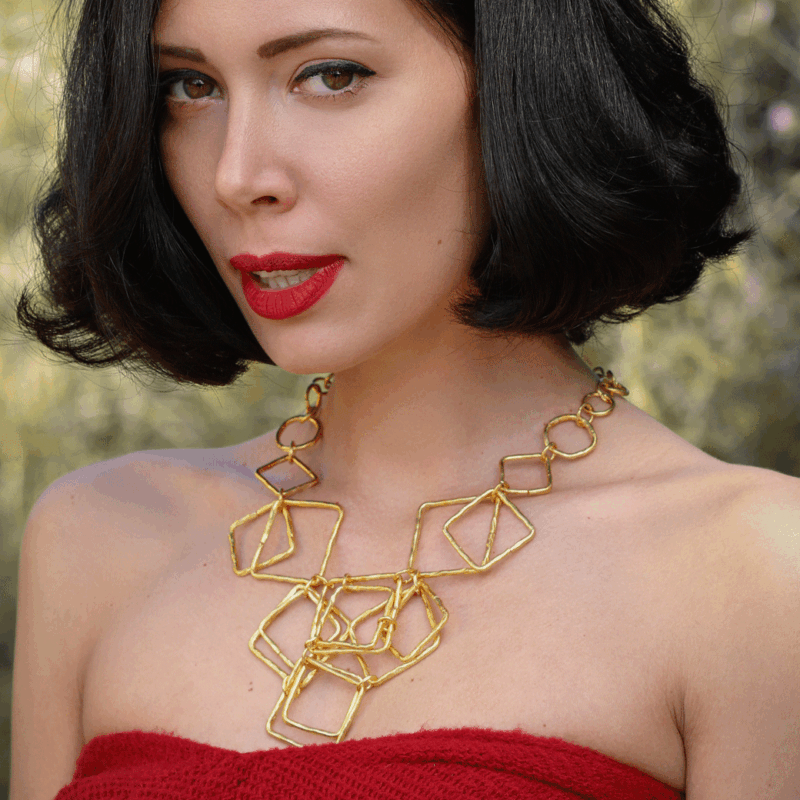 Collana Euclide della collezione Design di Marte Gioielli