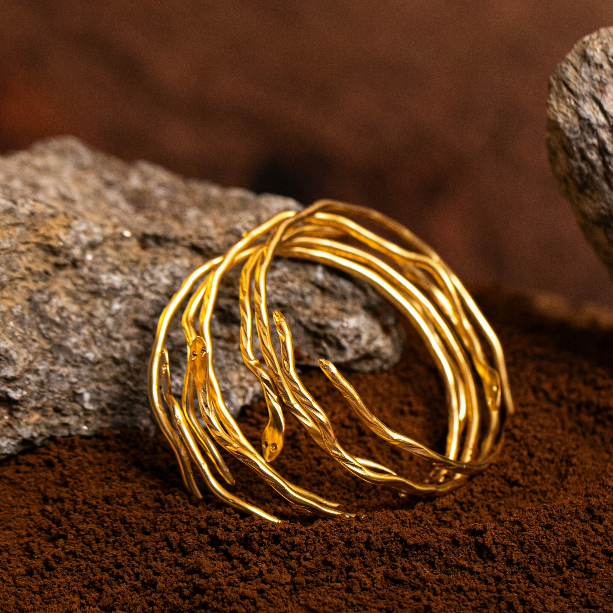 bracciali Serpe slim della collezione Marte Design di Marte Gioielli