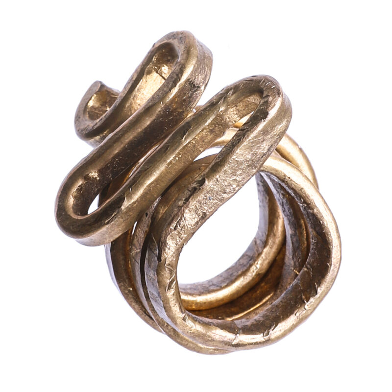 Anello Chiuma Short della collezione Unique di Marte Gioielli