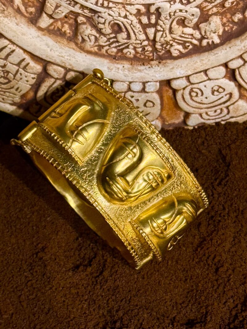 Bracciale Precolombiano Maschere - immagine 3