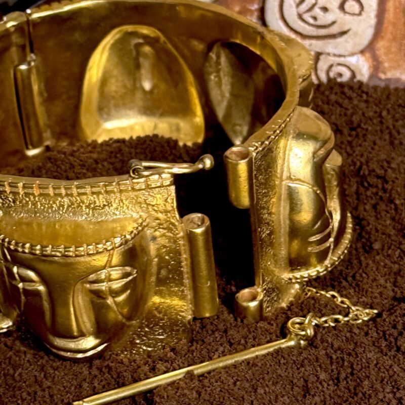 Bracciale Precolombiano Maschere