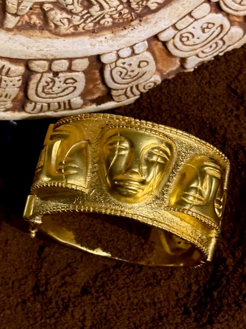 Bracciale Precolombiano Maschere - immagine 2