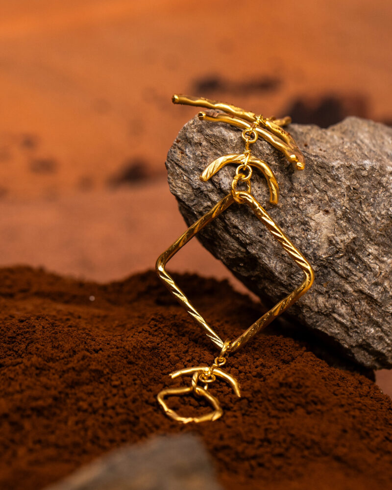 orecchini Rombo di Lisca della collezione Marte Design di Marte Gioielli