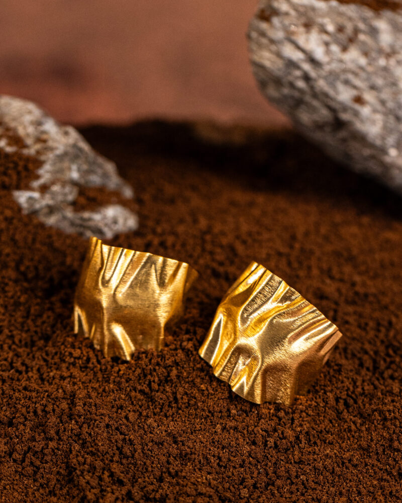 Orecchini Skin della collezione marte design di marte gioielli