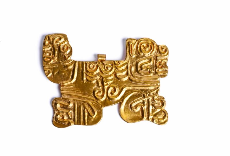 ciondolo Giaguaro della collezione I Precolombiani di Marte Gioielli