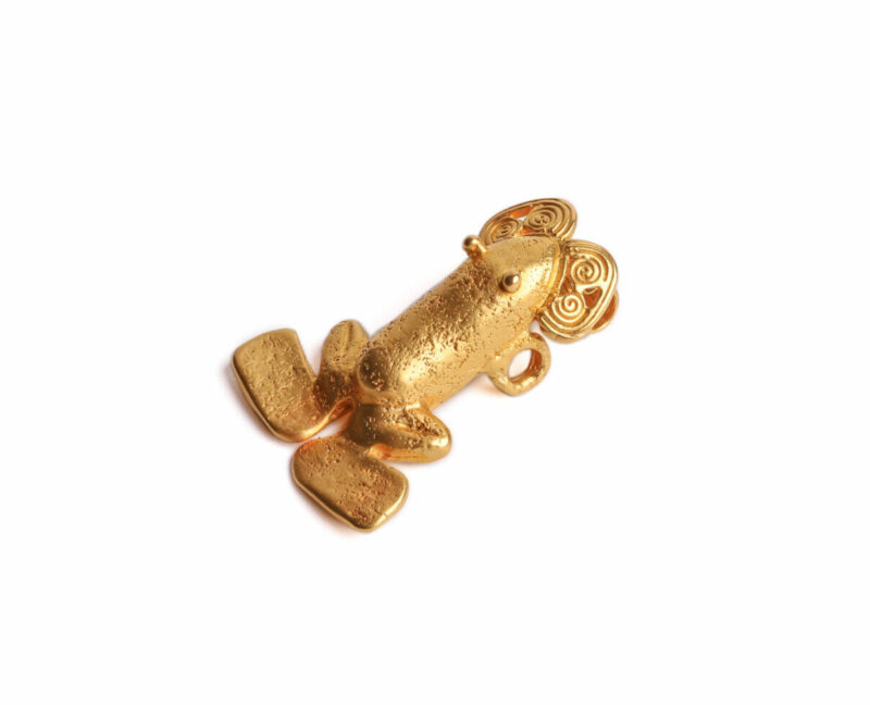 ciondolo Rana del Sole della collezione I Precolombiani di Marte Gioielli