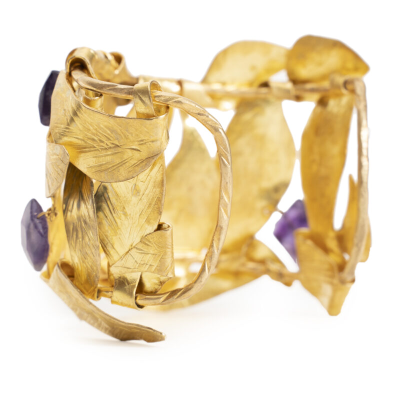 Bracciale Foglie Ametista - immagine 2