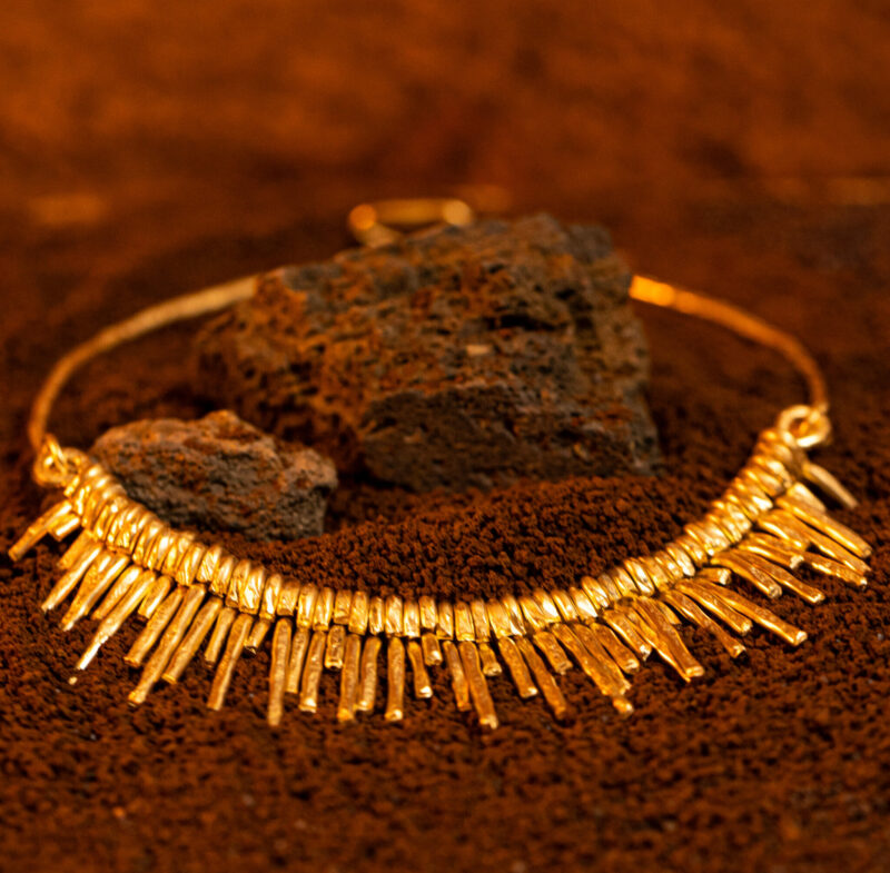 Collana Radici slim della collezione Marte Design di Marte gioielli