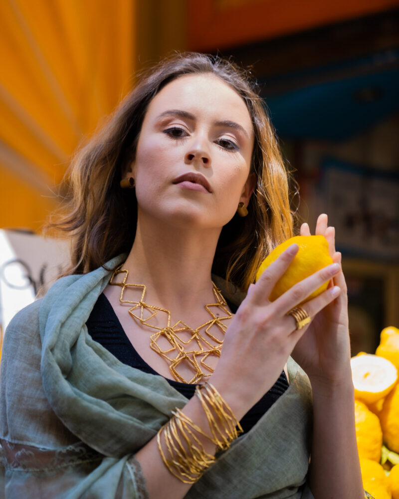 collana Euclide e bracciali serpe della collezione Marte Design di Marte Gioielli