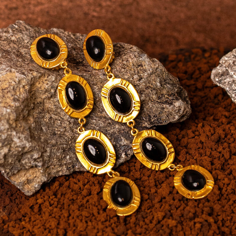 Orecchini Onyx Tayrona