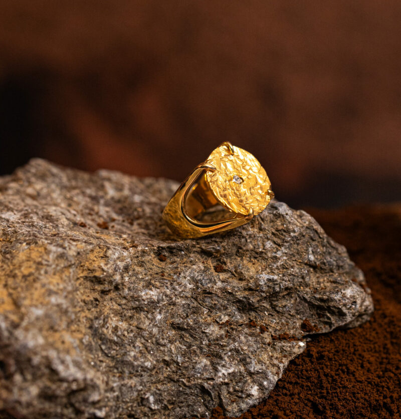 anello Stella Cometa della collezione Design di Marte Gioielli