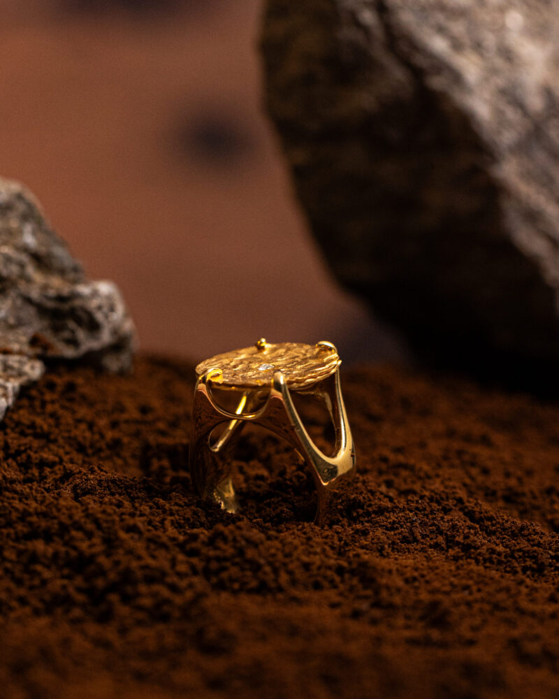 anello Stella Cometa della collezione Marte Design di Marte Gioielli