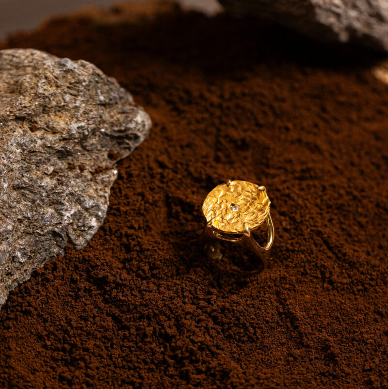 anello Stella Cometa della collezione Marte Design di Marte Gioielli