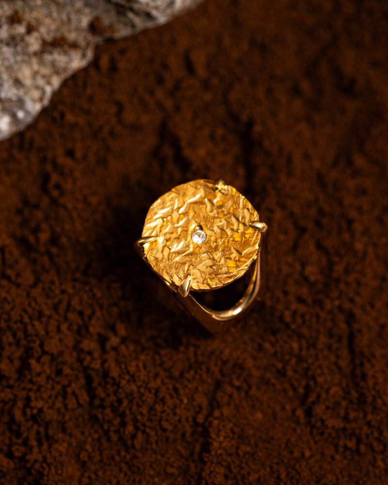 anello Stella Cometa della collezione Design di Marte Gioielli