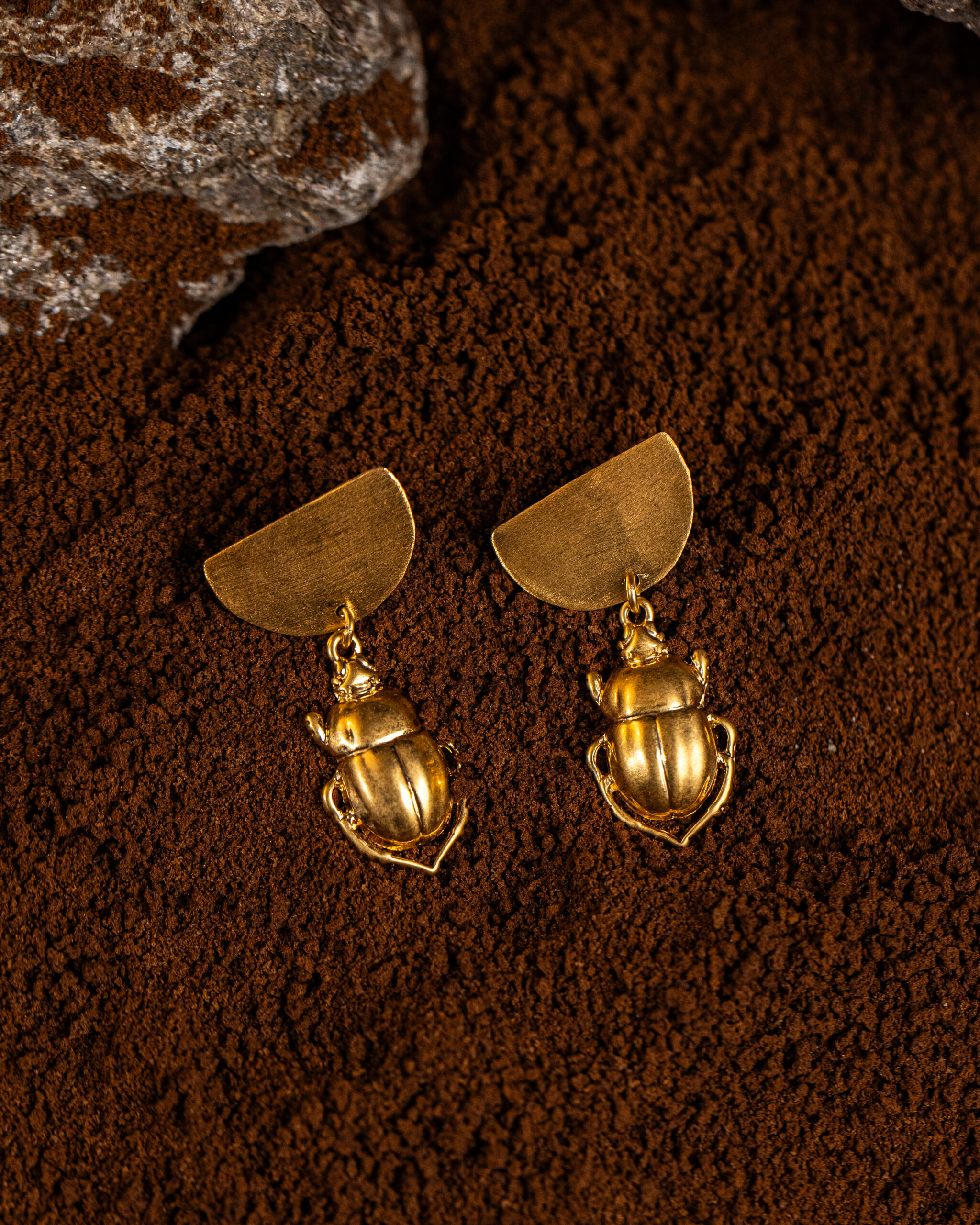 Orecchini Scarabeo della collezione Marte Design di Marte Gioielli