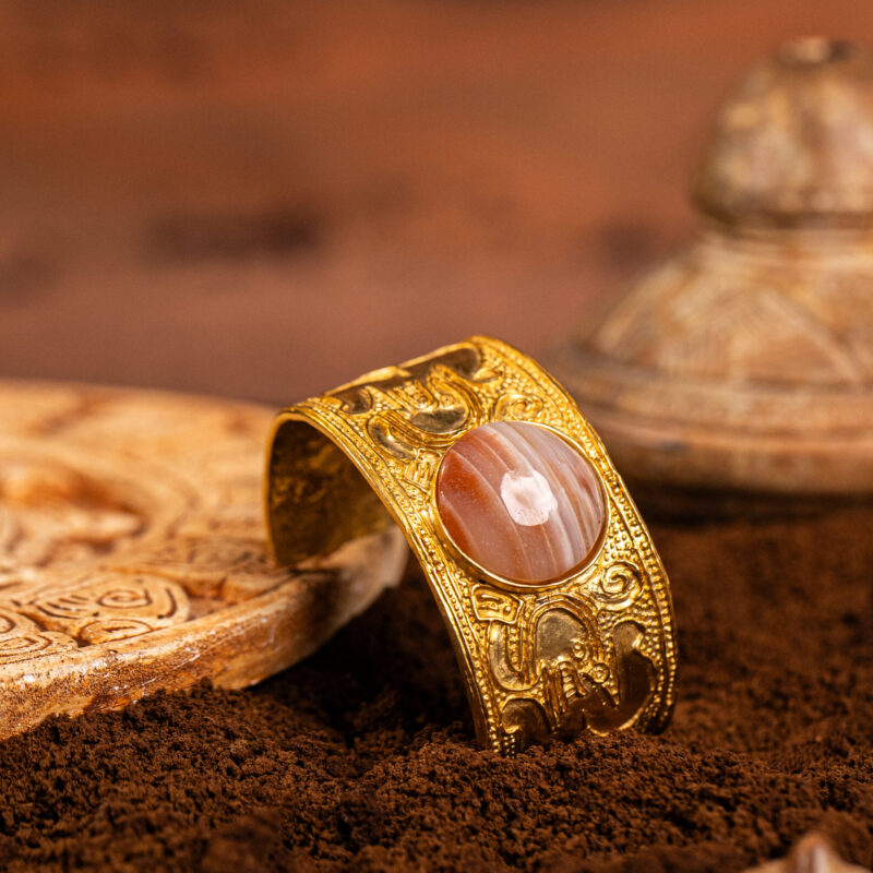 Bracciale Cerimoniale Stone della collezione I Precolombiani di Marte Gioielli