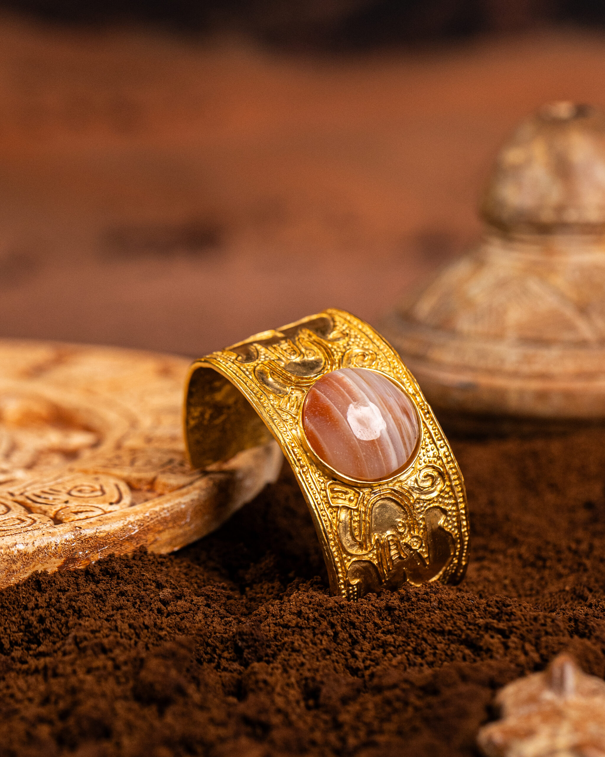 Bracciale Cerimoniale Stone della collezione I Precolombiani di Marte Gioielli