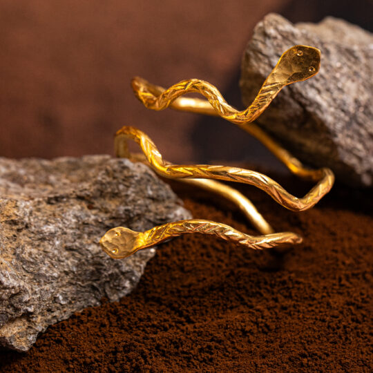 bracciale Serpe Double Twist della collezione Marte Design di Marte Gioielli