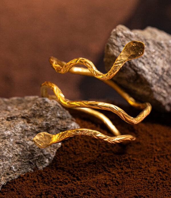 bracciale Serpe Double Twist della collezione Marte Design di Marte Gioielli