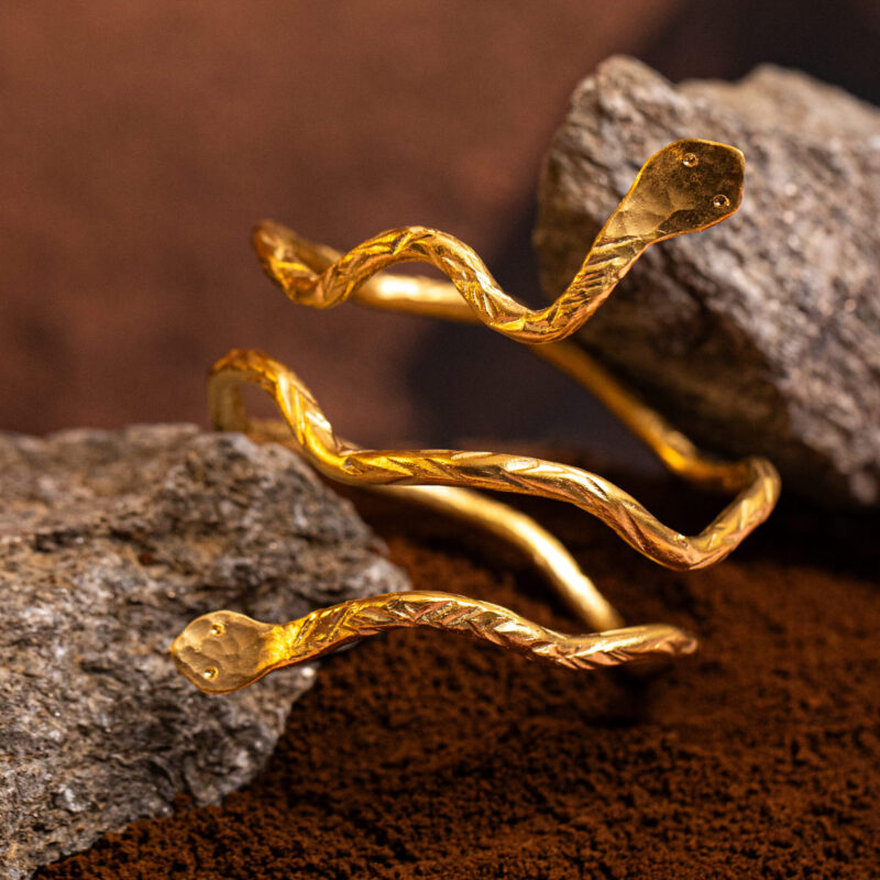 bracciale Serpe Double Twist della collezione Marte Design di Marte Gioielli