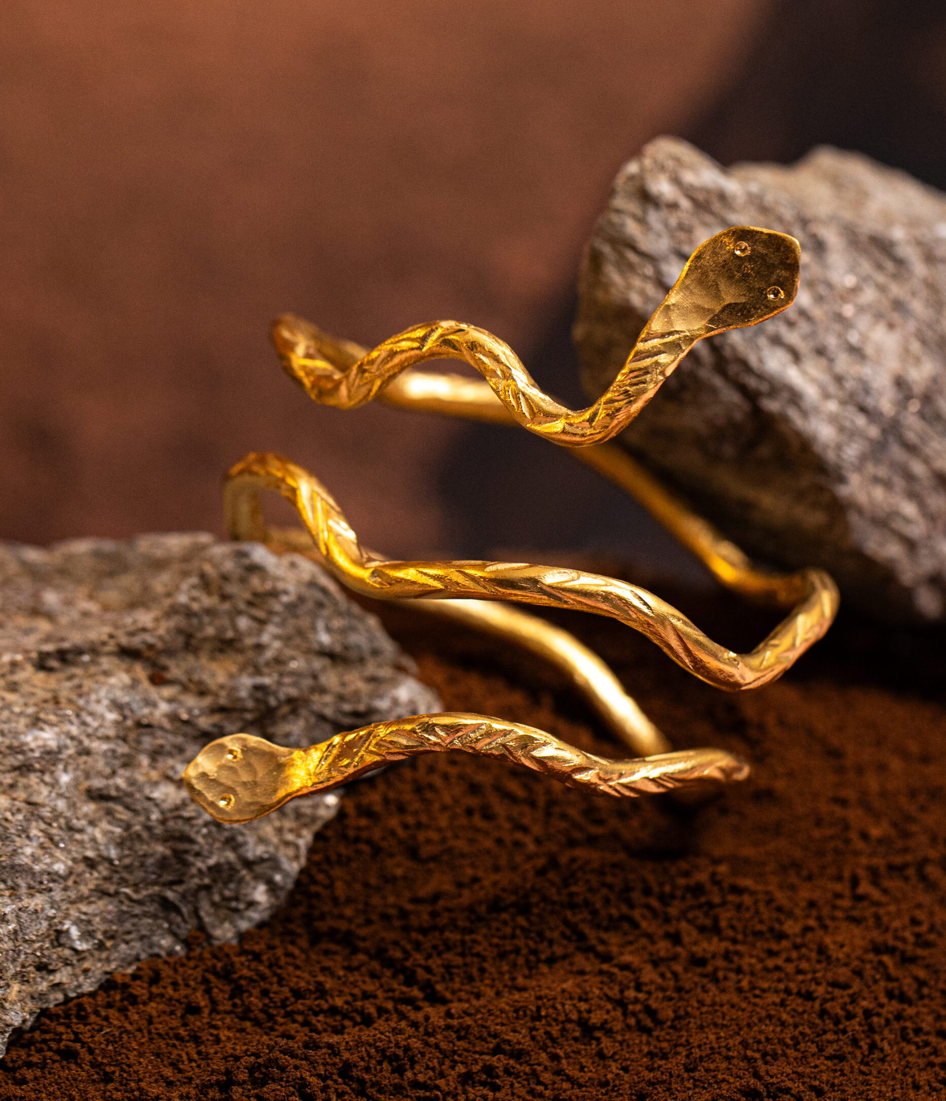 bracciale Serpe Double Twist della collezione Marte Design di Marte Gioielli