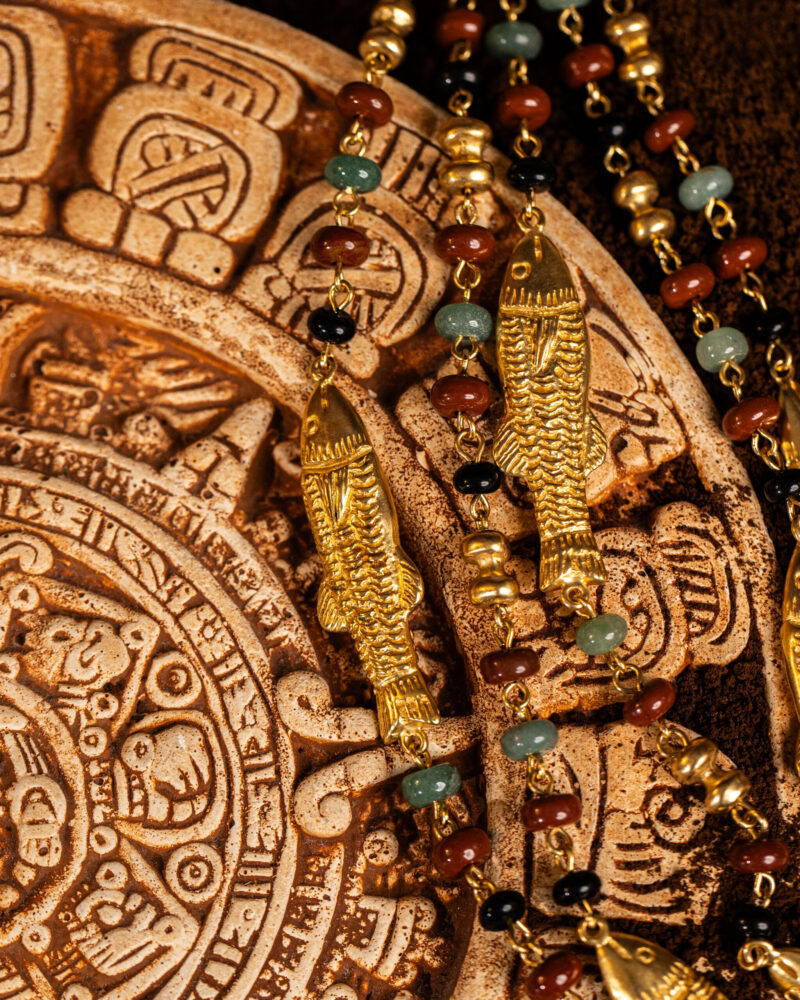 collana Pesci della collezione I Precolombiani di Marte Gioielli