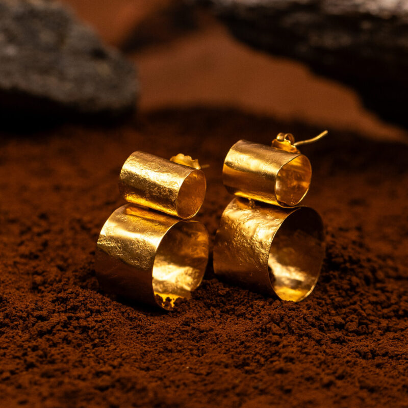 orecchini Doppio Cerchio della collezione Design di Marte Gioielli