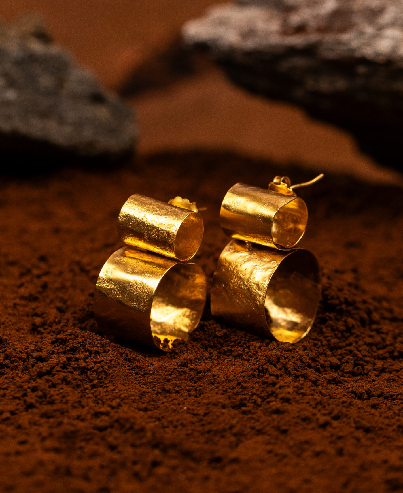 orecchini Doppio Cerchio della collezione Design di Marte Gioielli