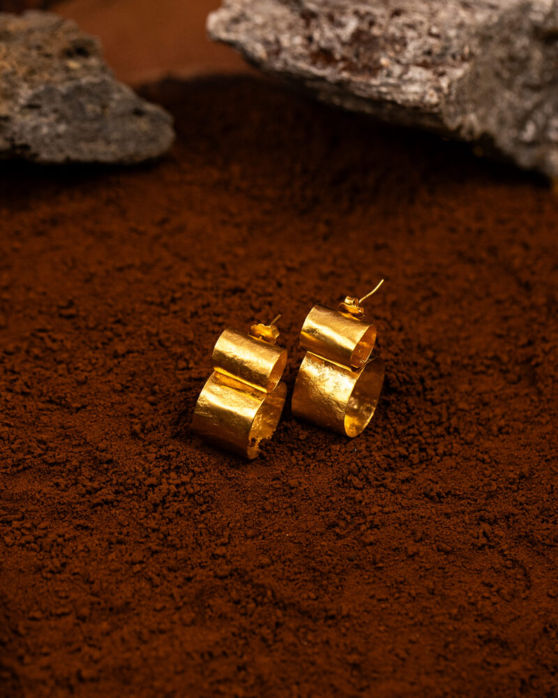orecchini Doppio Cerchio della collezione Design di Marte Gioielli