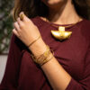 bracciali Serpe slim, ciondolo eiko della collezione Design di Marte Gioielli
