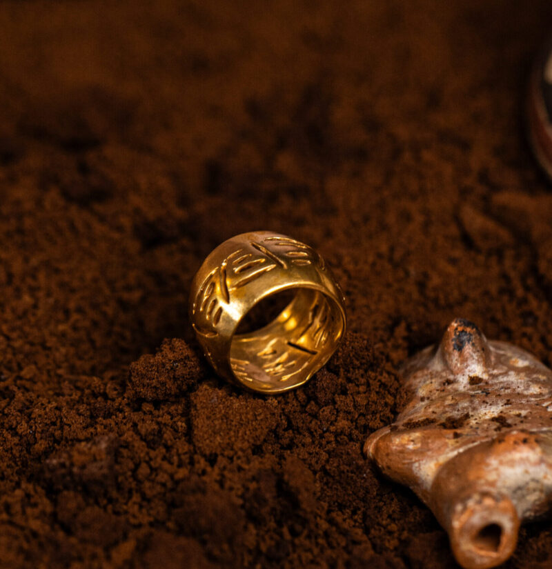 anello Scriptura Tayrona della collezione I Precolombiani di Marte Gioielli