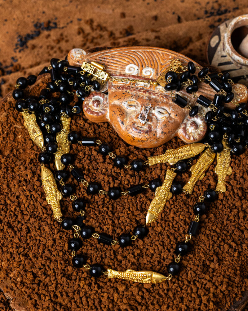 Collana Pesci Onyx